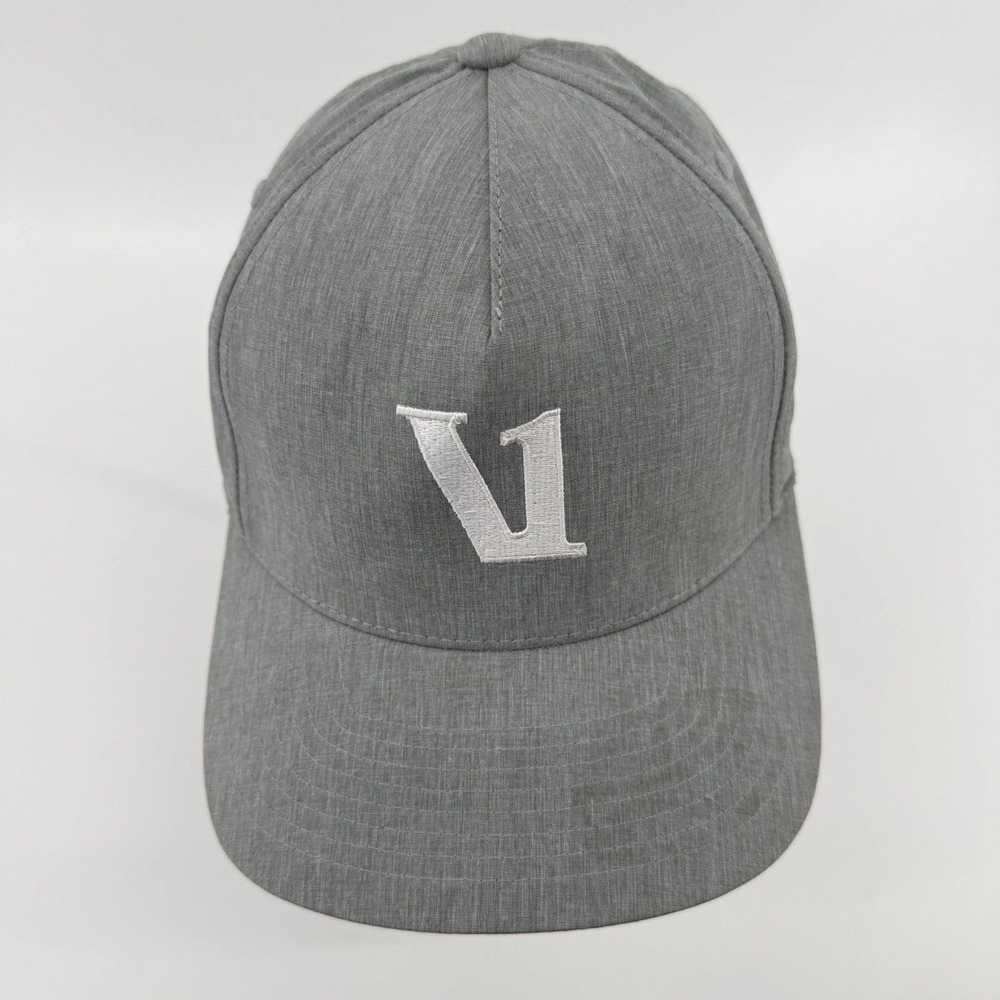 Vuori Baseball Cap Mens OS Flexfit 110 Snapback Polyester Gray Heathered
